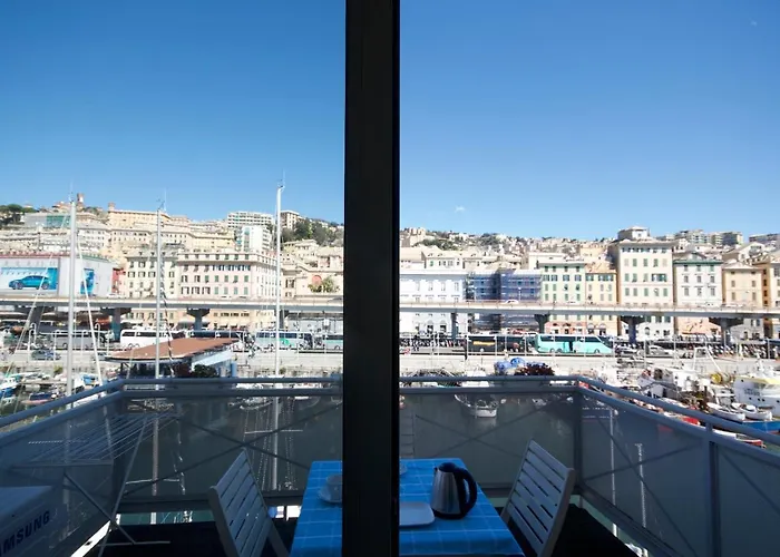 H2ome - Il Cembalo Balcone O Terrazzo Con Vista Baia Parcheggio Su Richiesta 제노바